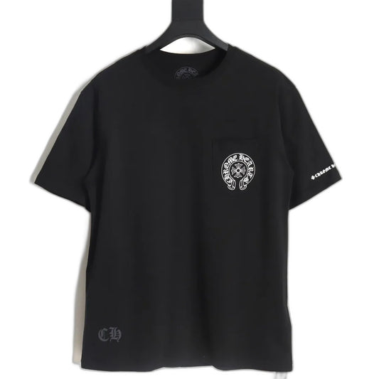 Chrome Hearts Horse Shoe Logo Pocket T-Shirt "Black"