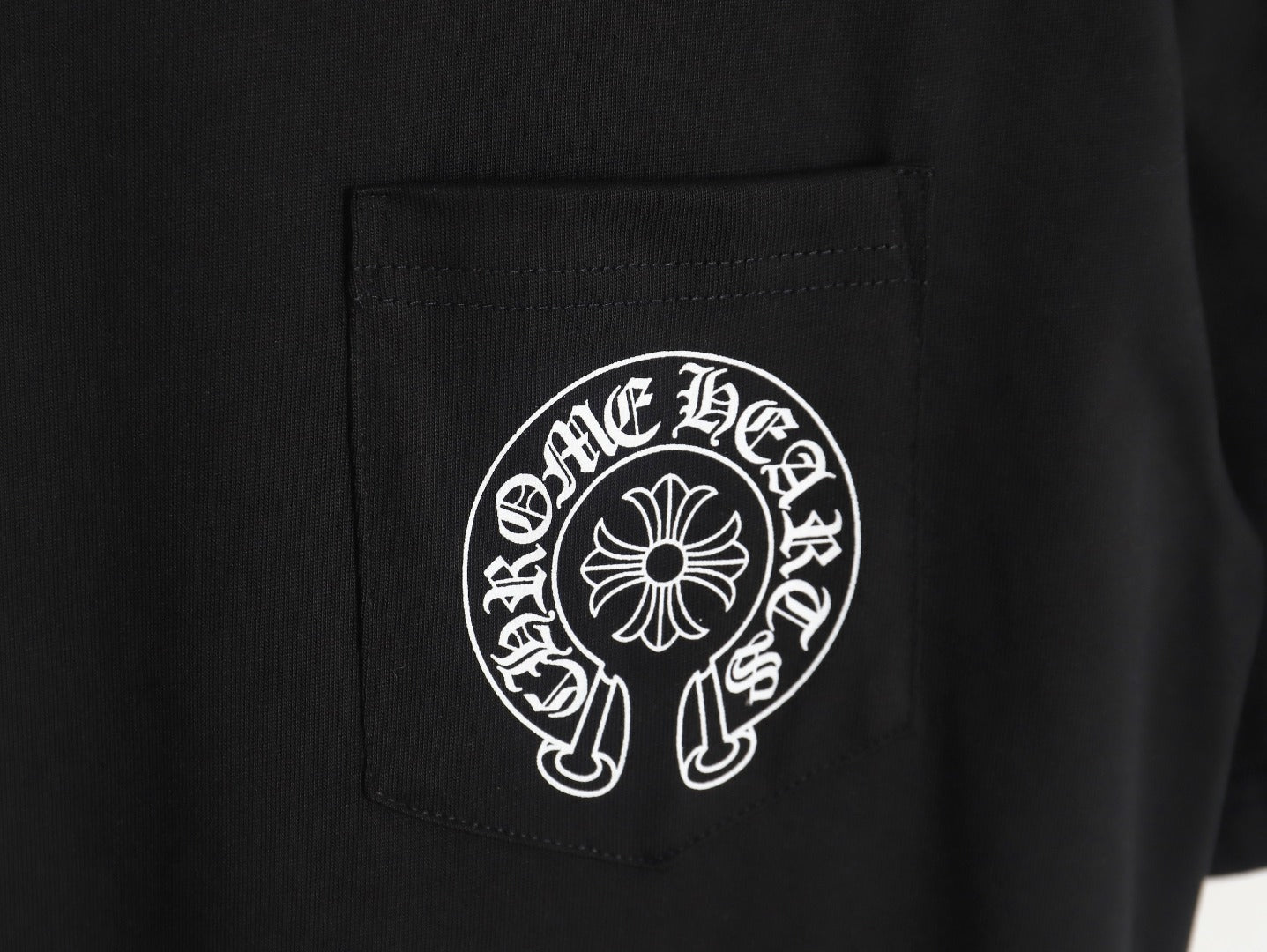 Chrome Hearts Horse Shoe Logo Pocket T-Shirt "Black"