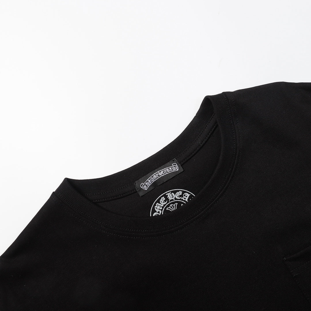 Chrome Hearts Cross horseshoe print short sleeve T-shirt