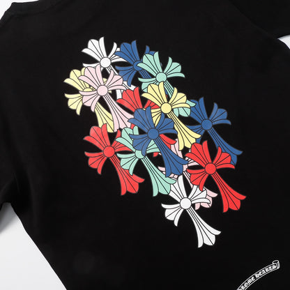 Chrome Hearts Cross horseshoe print short sleeve T-shirt