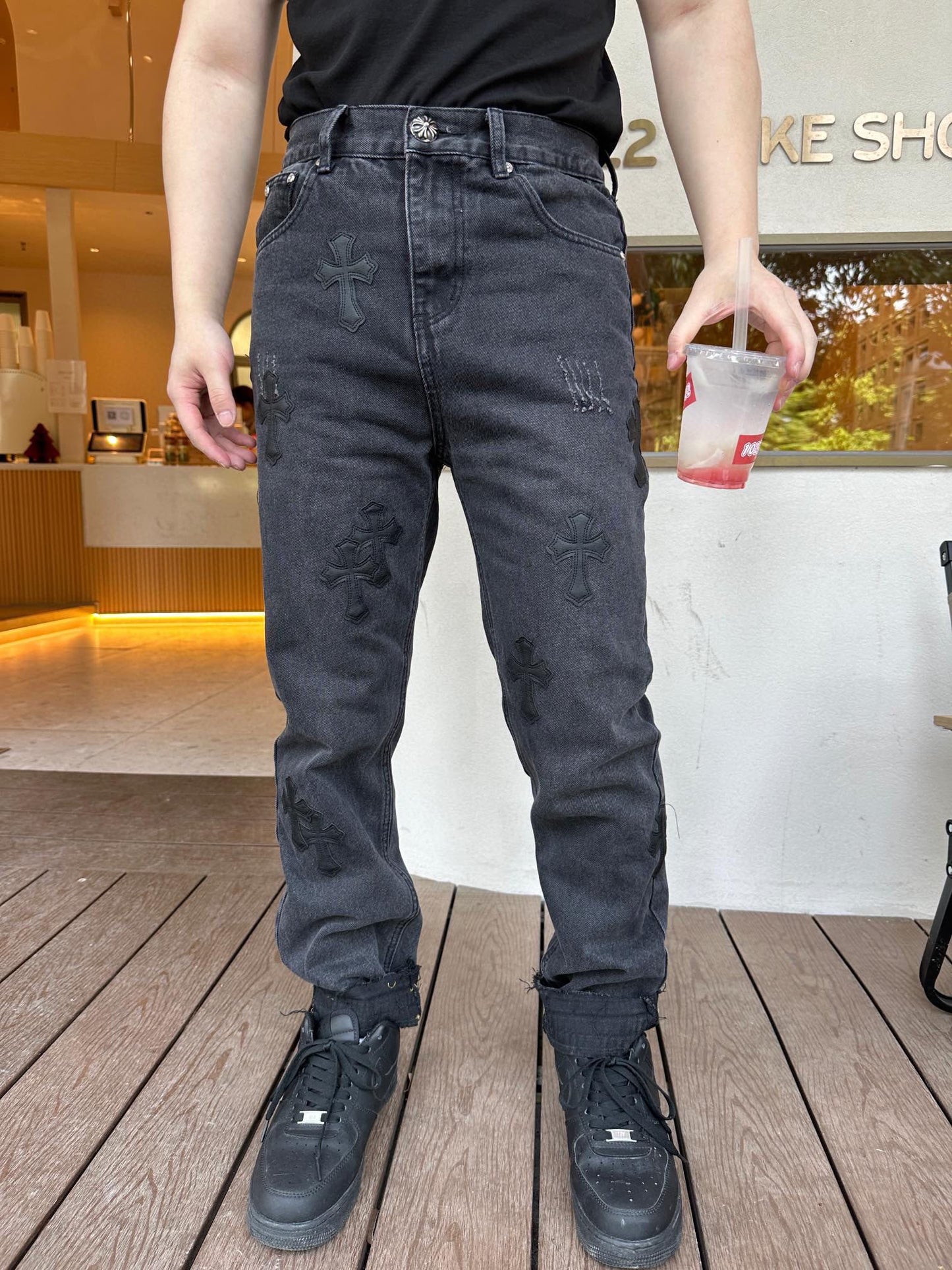 Chrome hearts SS23  cross jeans