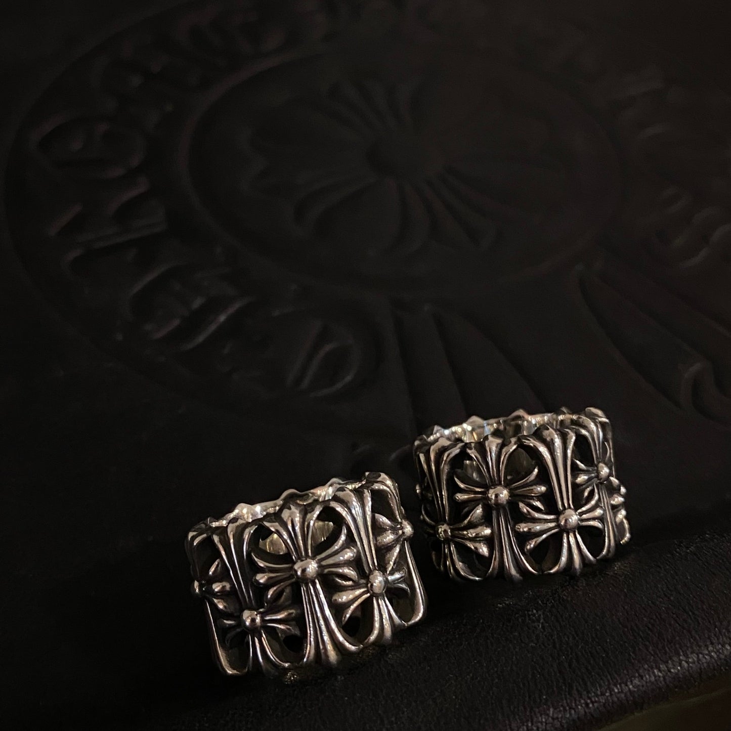 CHROME HEARTS クロムハーツ 墓の十字架リング