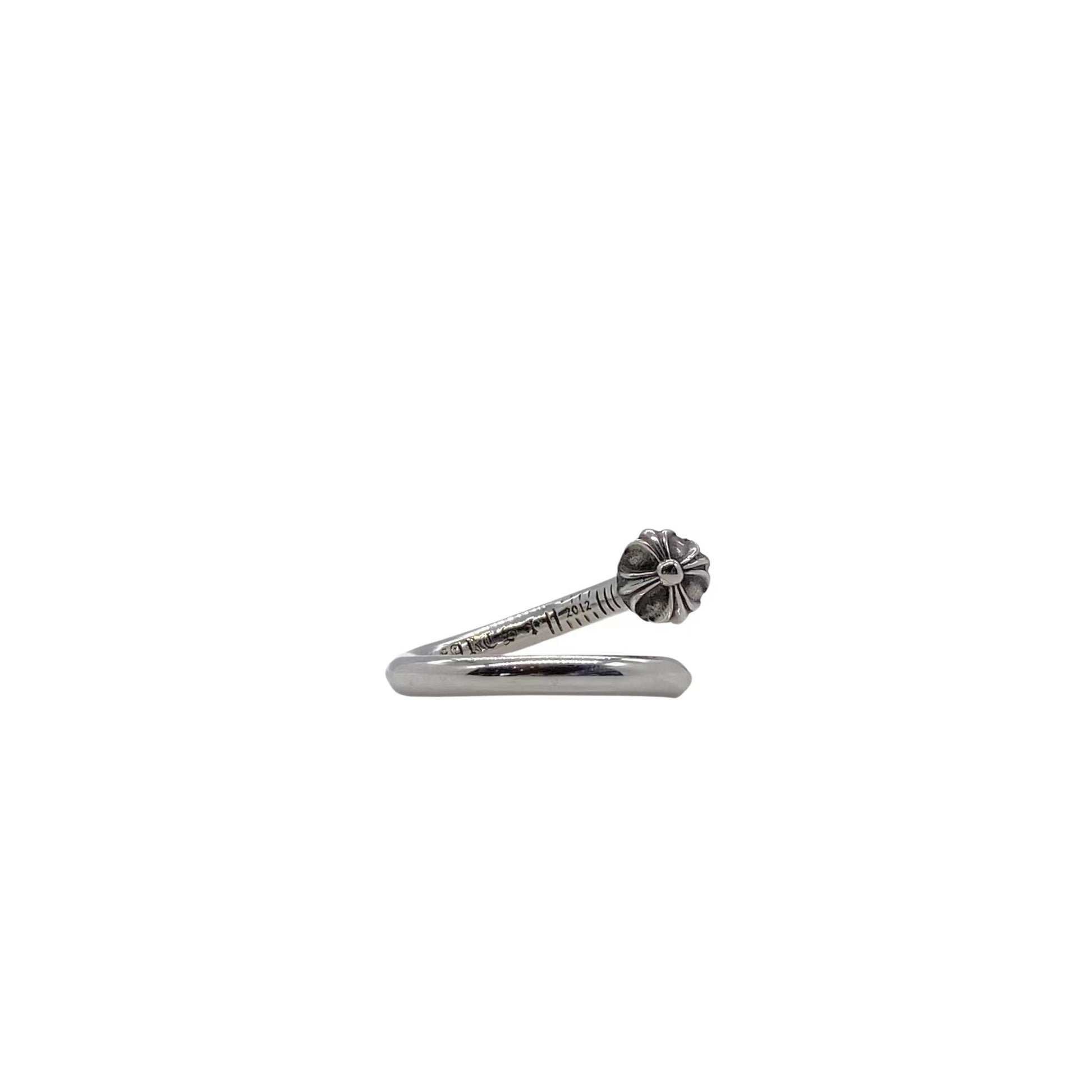 CHROME HEARTS クロムハーツ クロスボール ネイル リング  シルバー系