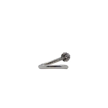 CHROME HEARTS クロムハーツ クロスボール ネイル リング  シルバー系