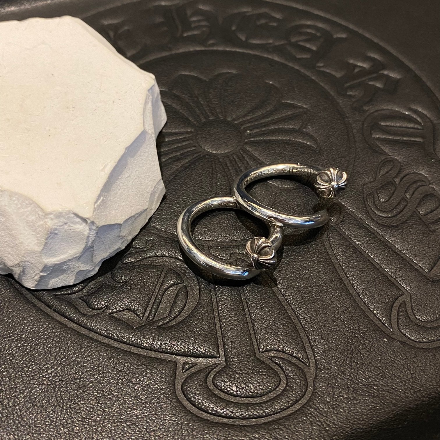 CHROME HEARTS クロムハーツ クロスボール ネイル リング  シルバー系