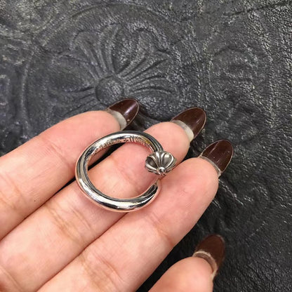 CHROME HEARTS クロムハーツ クロスボール ネイル リング  シルバー系