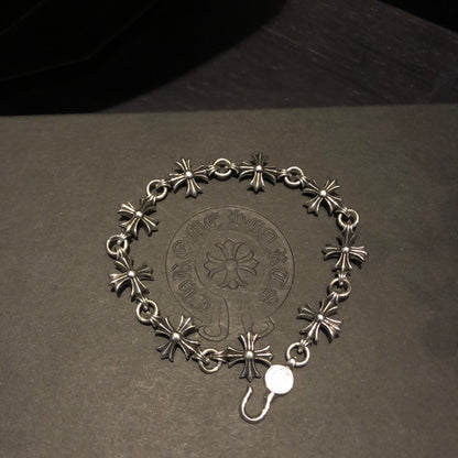 CHROME HEARTS クロムハーツ 9セクションクロスブレスレット