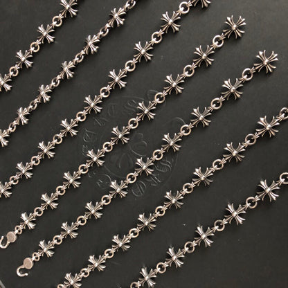 CHROME HEARTS クロムハーツ 9セクションクロスブレスレット