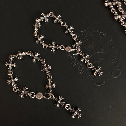 CHROME HEARTS クロムハーツ 9セクションクロスブレスレット