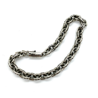 CHROME HEARTS クロムハーツ ディストレスト サークル レター ブレスレット