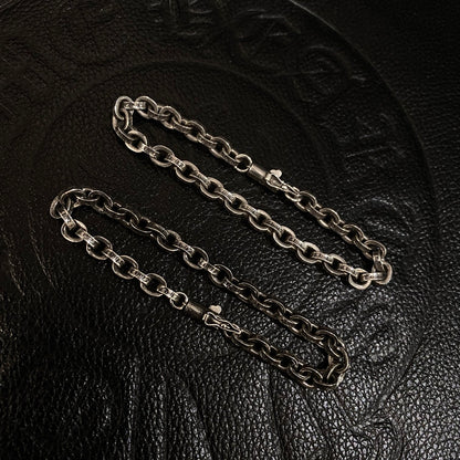 CHROME HEARTS クロムハーツ ディストレスト サークル レター ブレスレット