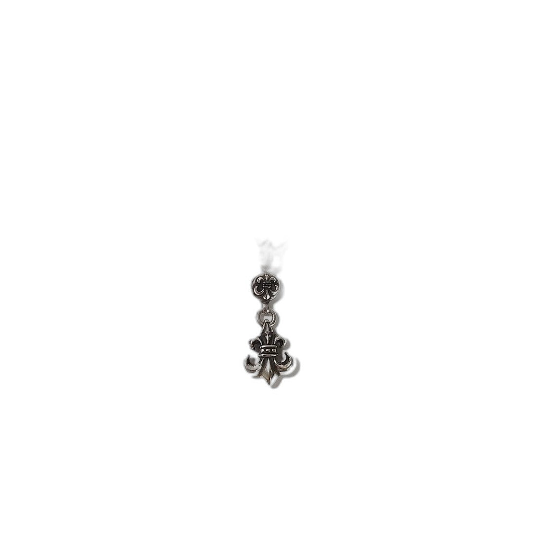 CHROME HEARTS クロムハーツ ネックレス 1ball bs fleur charm　ワン ボール ビーエス フレア チャーム