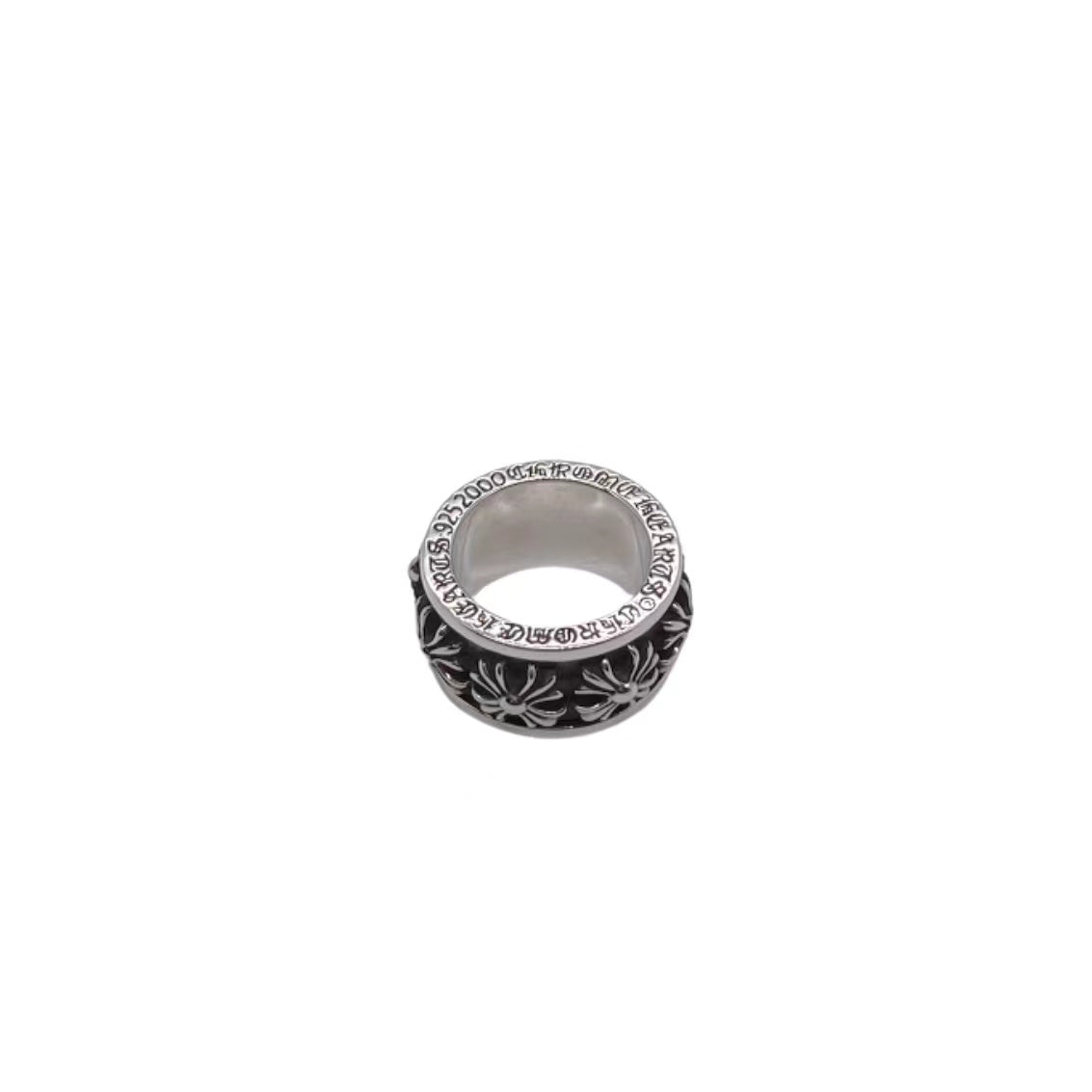 CHROME HEARTS クロムハーツ クロスフラワースピンリング