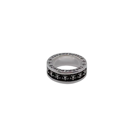 CHROME HEARTS クロムハーツ アンティーク加工を施した刻印リング