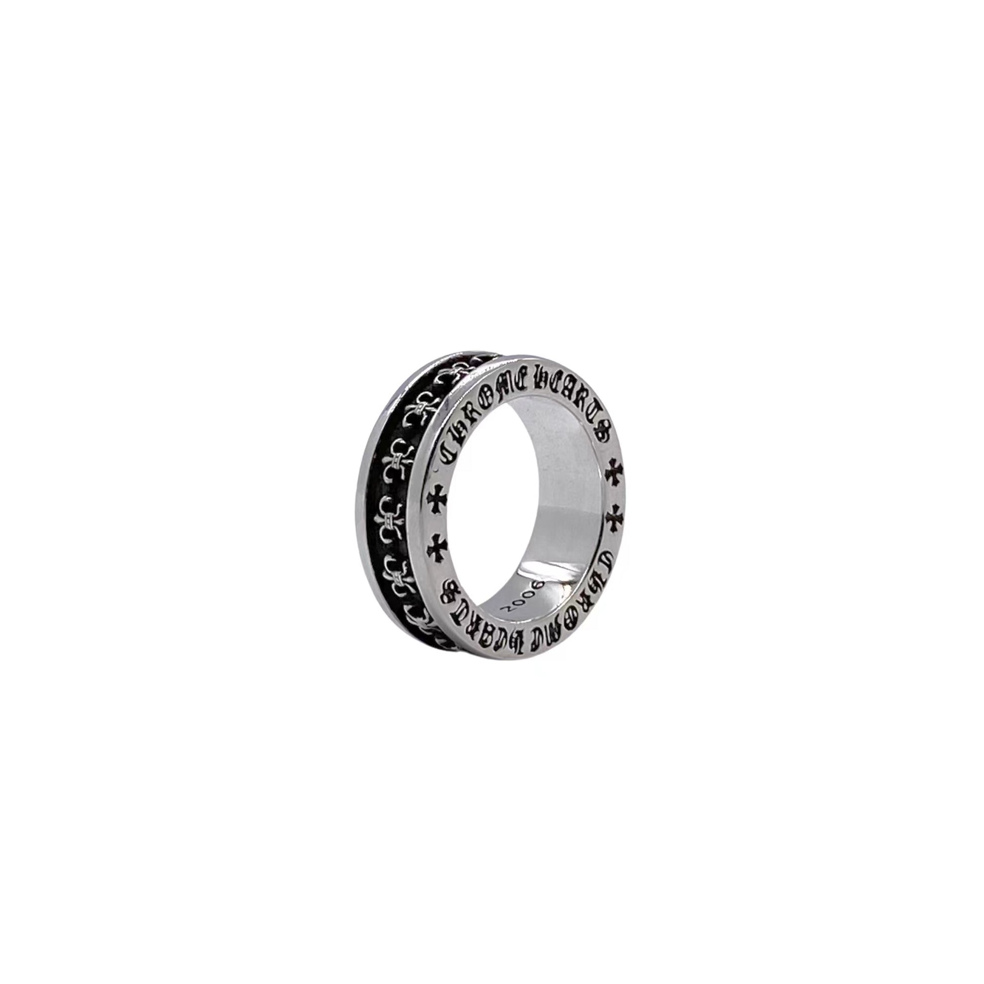 CHROME HEARTS クロムハーツ アンティーク加工を施した刻印リング