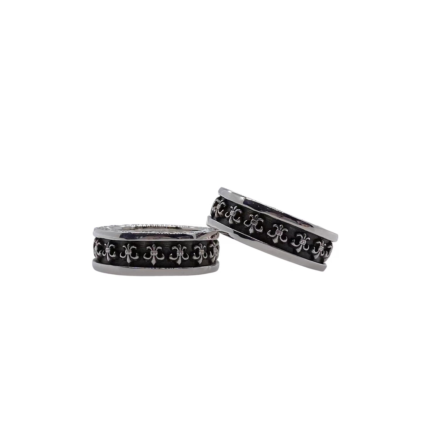 CHROME HEARTS クロムハーツ アンティーク加工を施した刻印リング