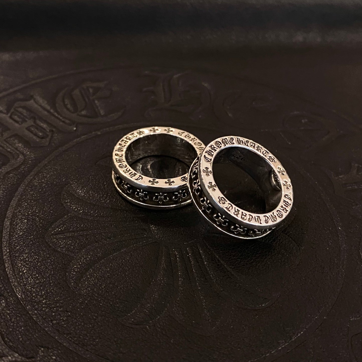 CHROME HEARTS クロムハーツ アンティーク加工を施した刻印リング