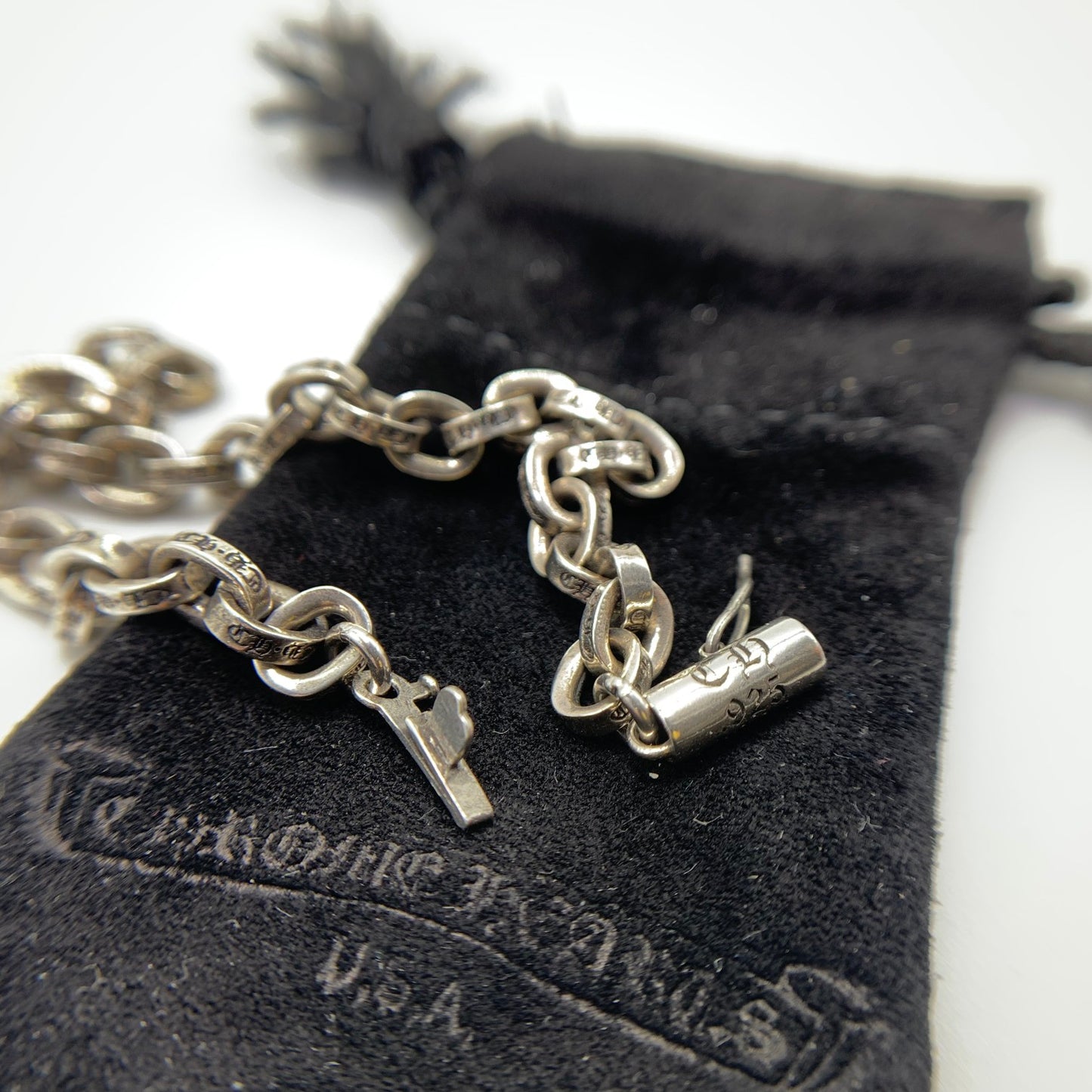 CHROME HEARTS クロムハーツ レターカップルブレスレット