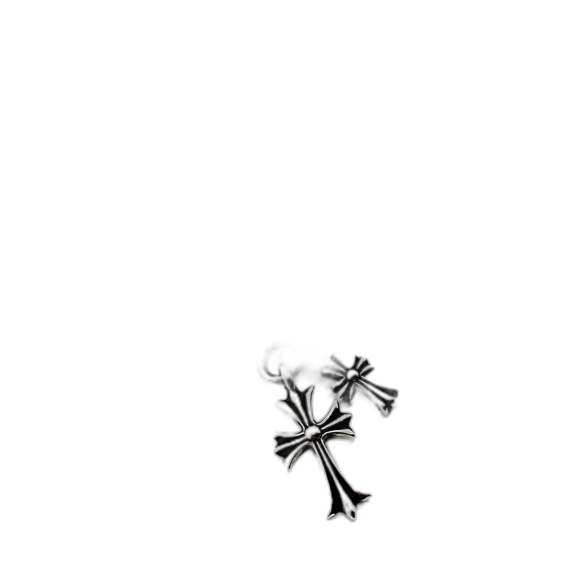 CHROME HEARTS クロムハーツ レターリングクロスネックレス