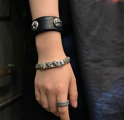 CHROME HEARTS クロムハーツ ダブルクロスブレスレット