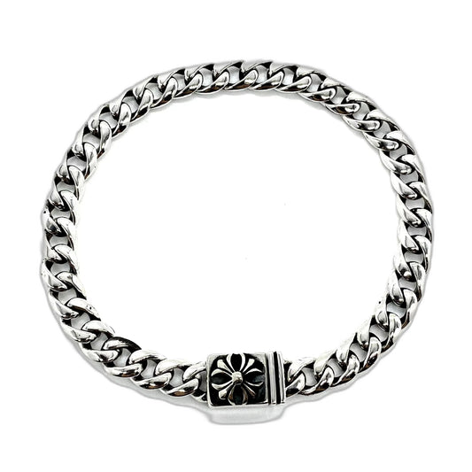 CHROME HEARTS クロムハーツ スモールクロスフラワーバックルブレスレット