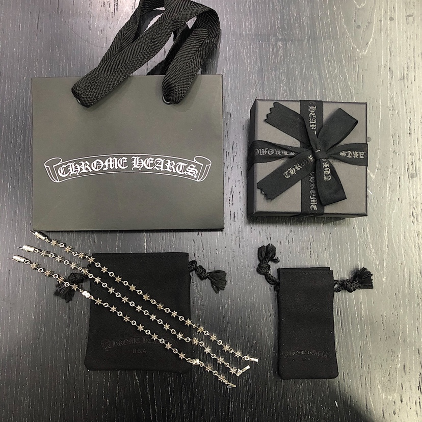 CHROME HEARTS クロムハーツ 六芒星バックル ブレスレット