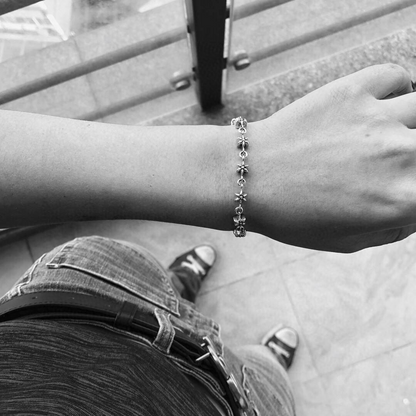 CHROME HEARTS クロムハーツ 六芒星バックル ブレスレット