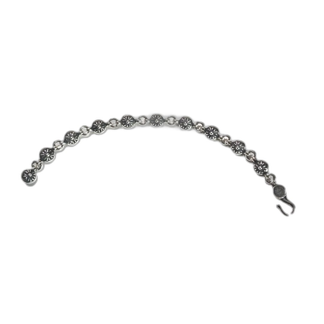 CHROME HEARTS クロムハーツボールクロスフラワーブレスレット