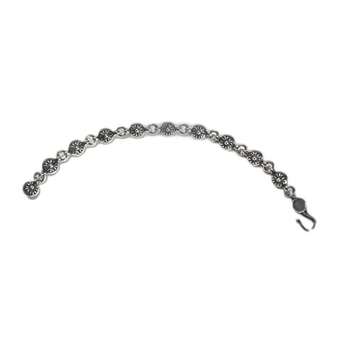 CHROME HEARTS クロムハーツボールクロスフラワーブレスレット