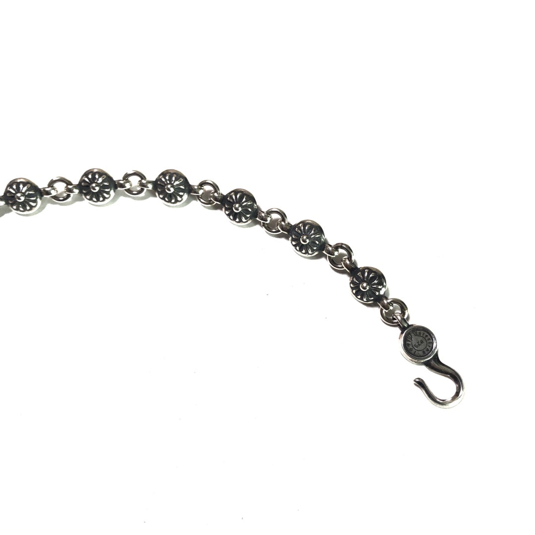CHROME HEARTS クロムハーツボールクロスフラワーブレスレット