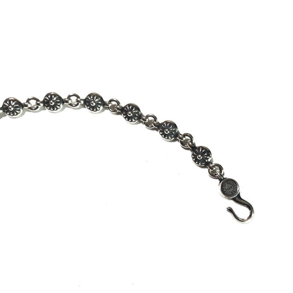 CHROME HEARTS クロムハーツボールクロスフラワーブレスレット
