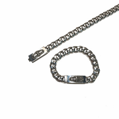 CHROME HEARTS クロムハーツ ロングクロスフラワーブレスレット