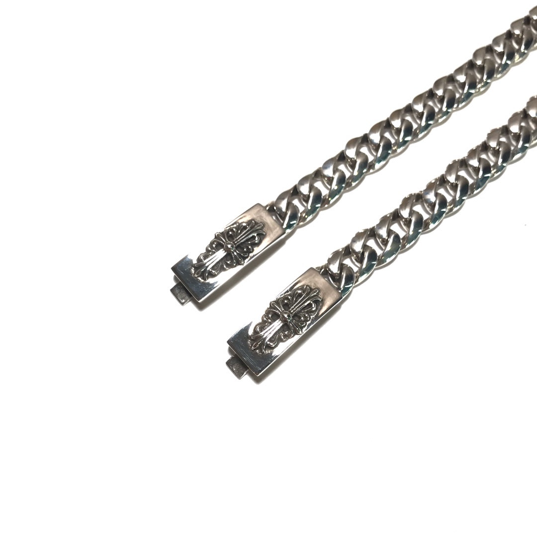 CHROME HEARTS クロムハーツ ロングクロスフラワーブレスレット