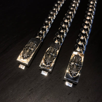 CHROME HEARTS クロムハーツ ロングクロスフラワーブレスレット