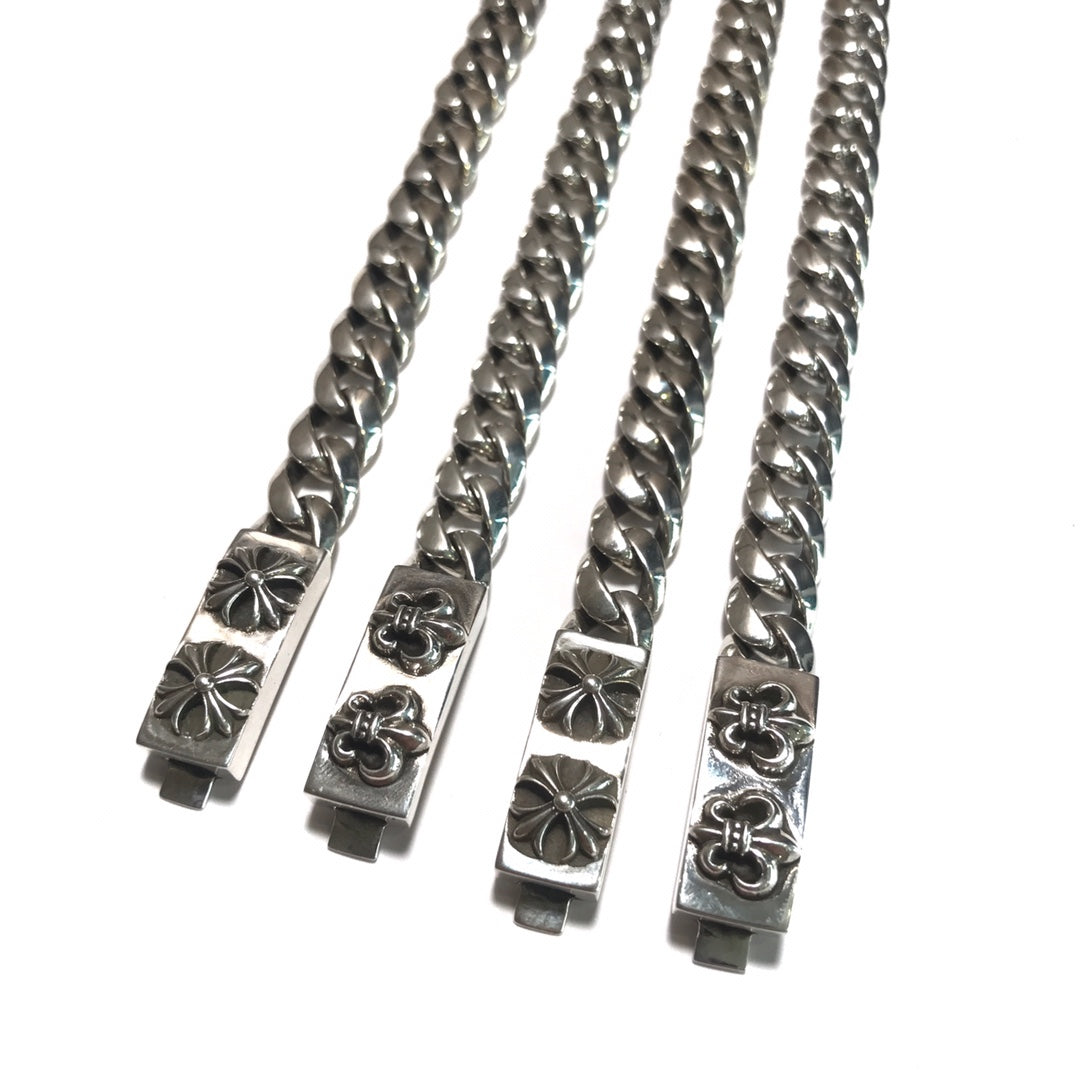 CHROME HEARTS クロムハーツ ダブルスカウトフラワーミディアムブレスレット