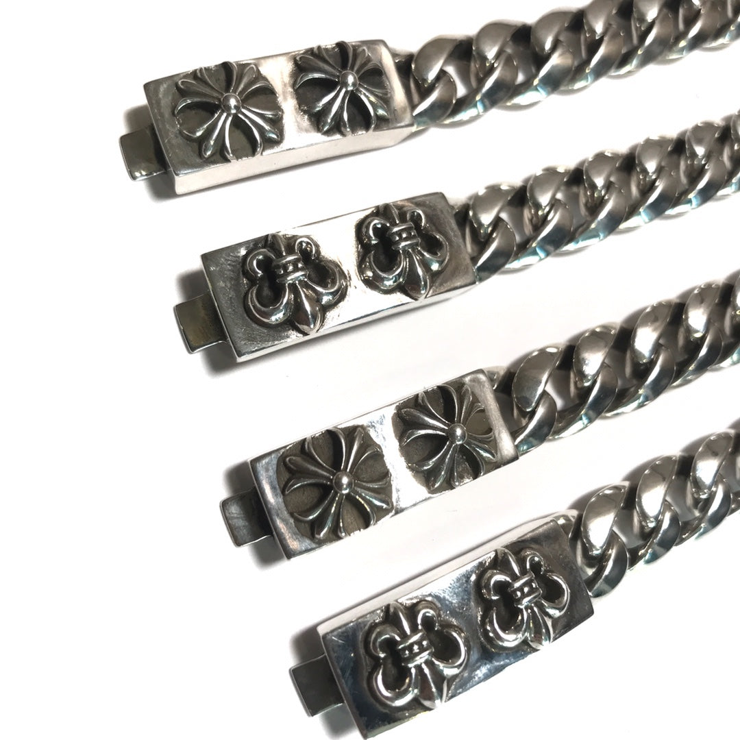 CHROME HEARTS クロムハーツ ダブルスカウトフラワーミディアムブレスレット