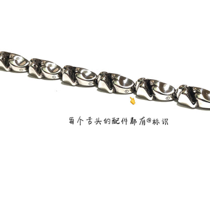 CHROME HEARTS クロムハーツ 舌miniブレスレット