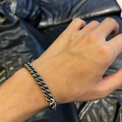 CHROME HEARTS Full Flower Chain Cross Bracelet