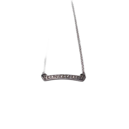 CHROME HEARTS Scroll Label ON STD Roll Chain Necklace