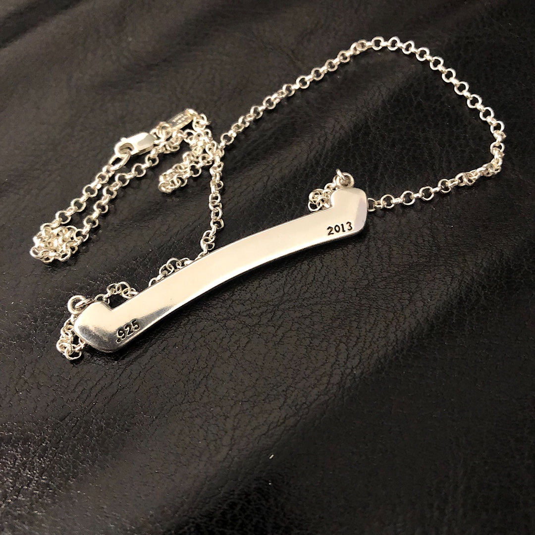 CHROME HEARTS Scroll Label ON STD Roll Chain Necklace