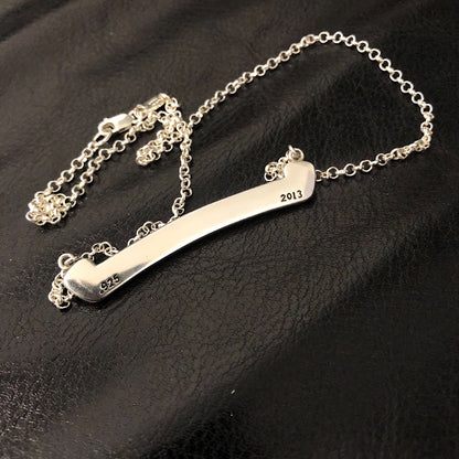 CHROME HEARTS Scroll Label ON STD Roll Chain Necklace