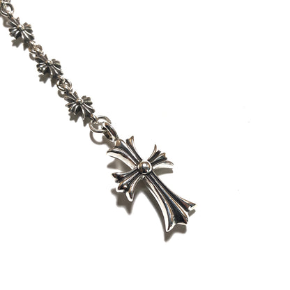 CHROME HEARTS Ring Buckle Patchwork Necklace