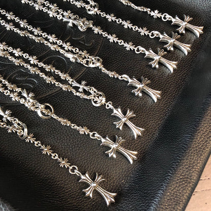 CHROME HEARTS Ring Buckle Patchwork Necklace