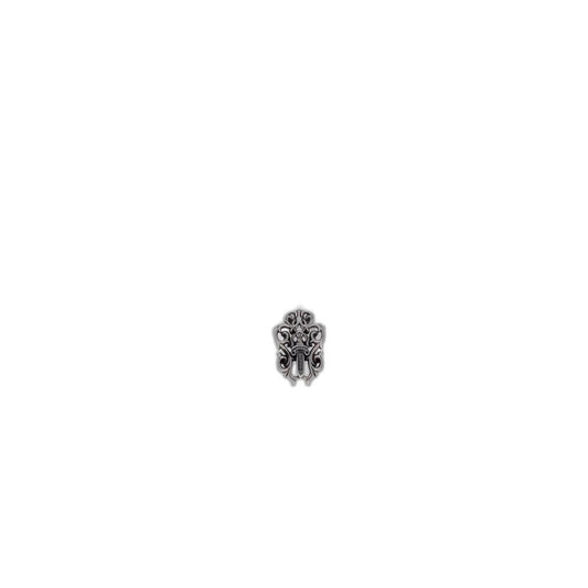 CHROME HEARTS Sword-shaped necklace surrounded by vines