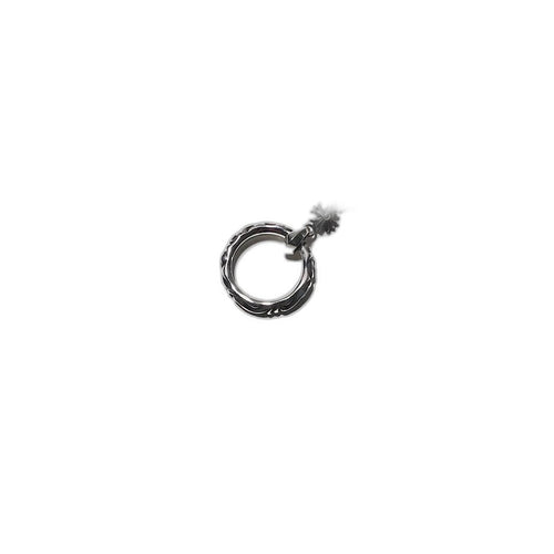CHROME HEARTS Cross Flower Vine Ring Necklace