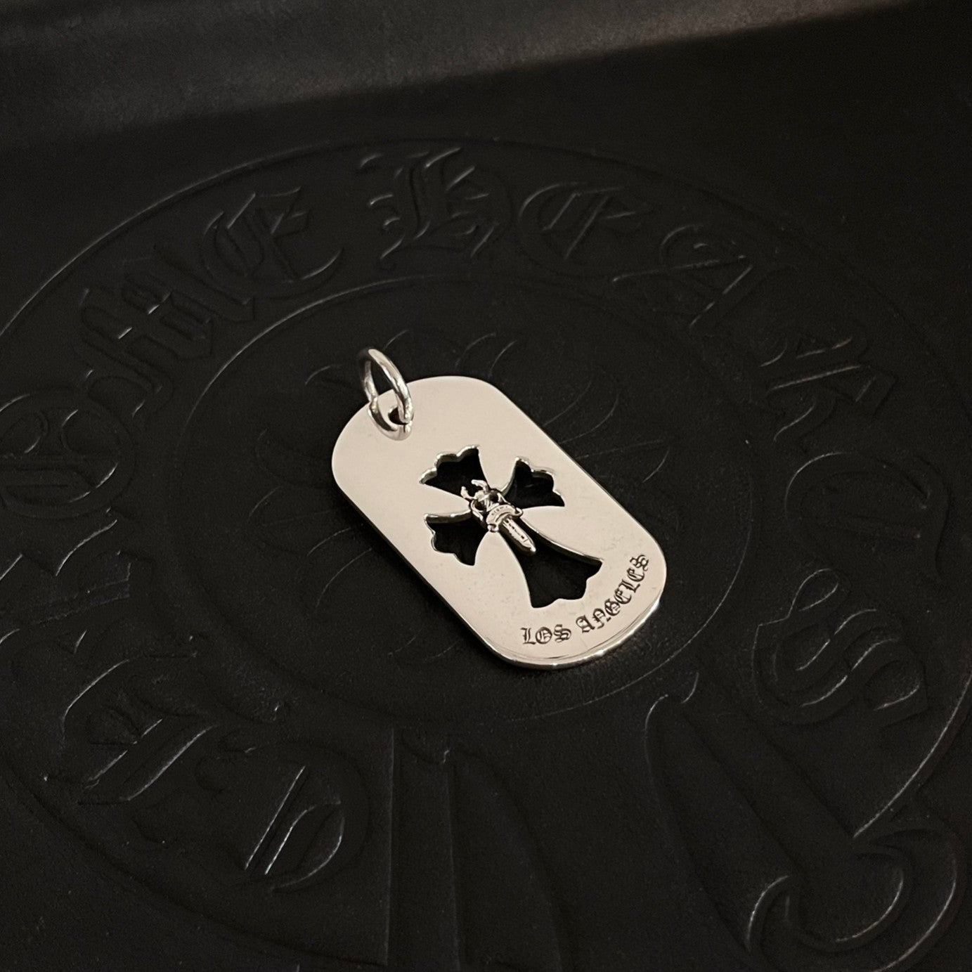 CHROME HEARTS hollow sword military badge