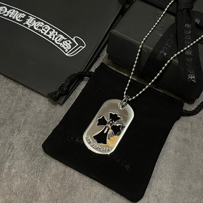 CHROME HEARTS hollow sword military badge