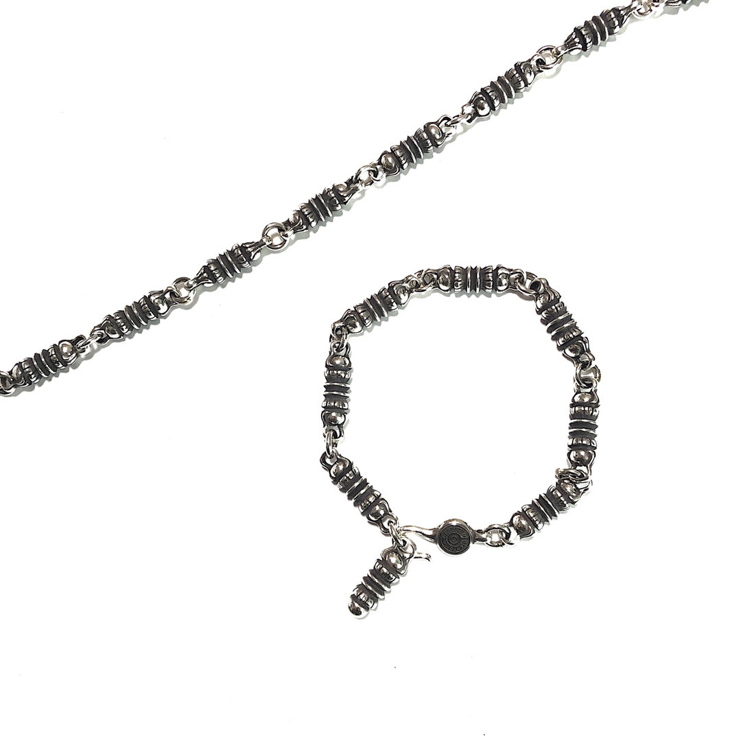 CHROME HEARTS Textured Cylinder Bracelet
