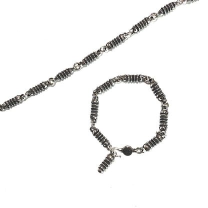 CHROME HEARTS Textured Cylinder Bracelet