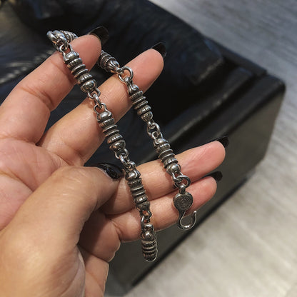 CHROME HEARTS Textured Cylinder Bracelet